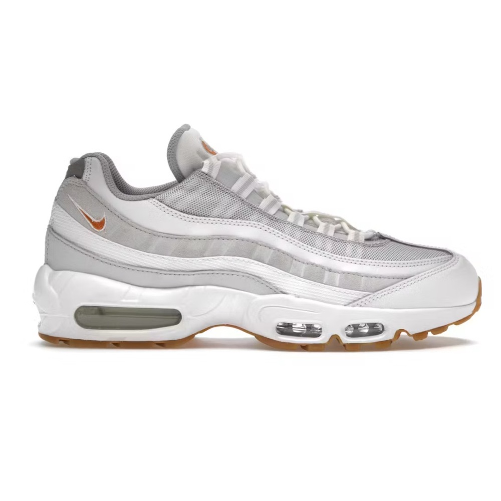 Nike Air Max 95 Pure Platinum Hot Curry White Men’s Size 12
